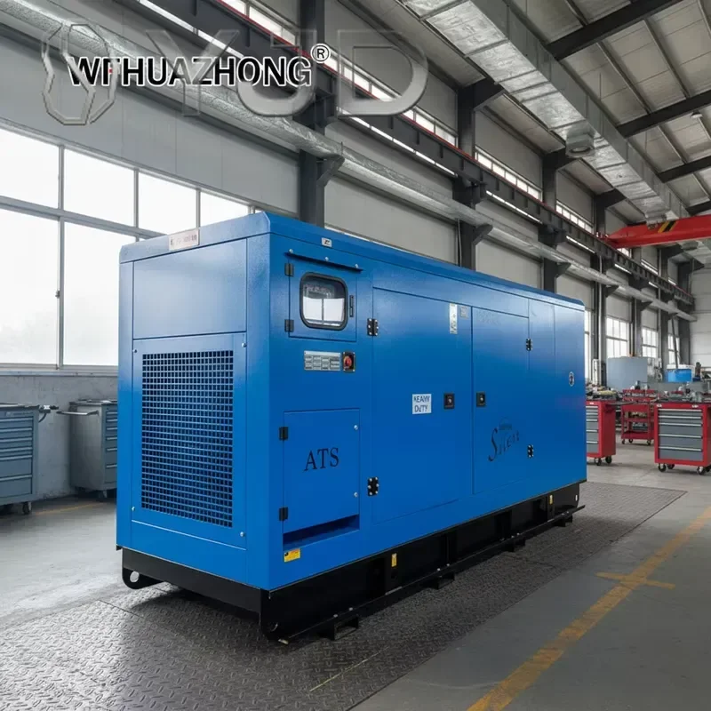 Low Noise WEICHAI 400KW500kva Super Silent Diesel Generator Set Hospital Data Center Emergency Power ATS Remote Start