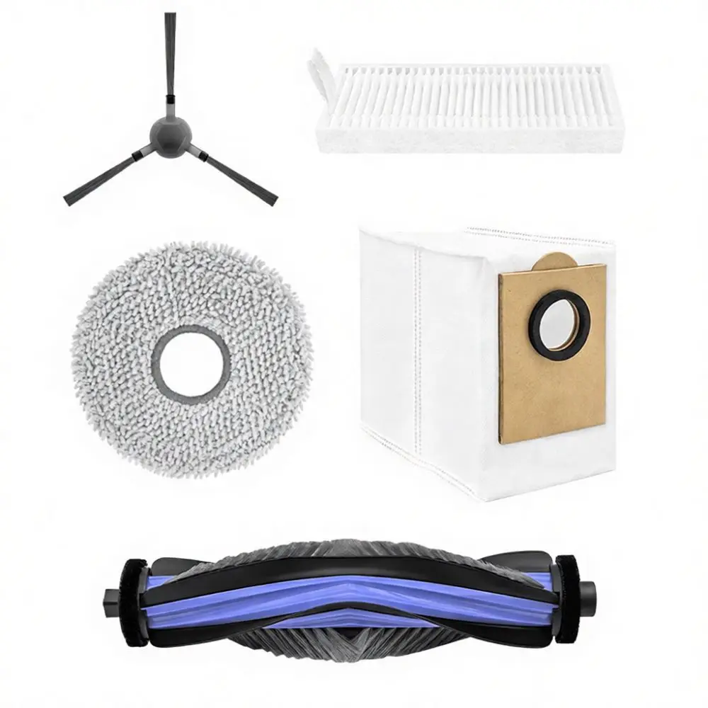 Replacement Consumables For Lefan M3 Robot Vacuum Cleaner Main Roller Brush Side Filter Mop Cloth Accessory Kit