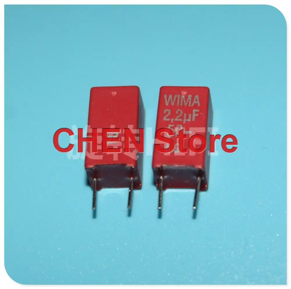 1pcs WIMA MKS2 5MM film capacitor 1uf 1.5uf 2.2uf 3.3uf 4.7uf 6.8uf 10uf 50v 63v 100v P5MM 1.0UF/63V 1000NF 2.2UF/63V 10UF/50V