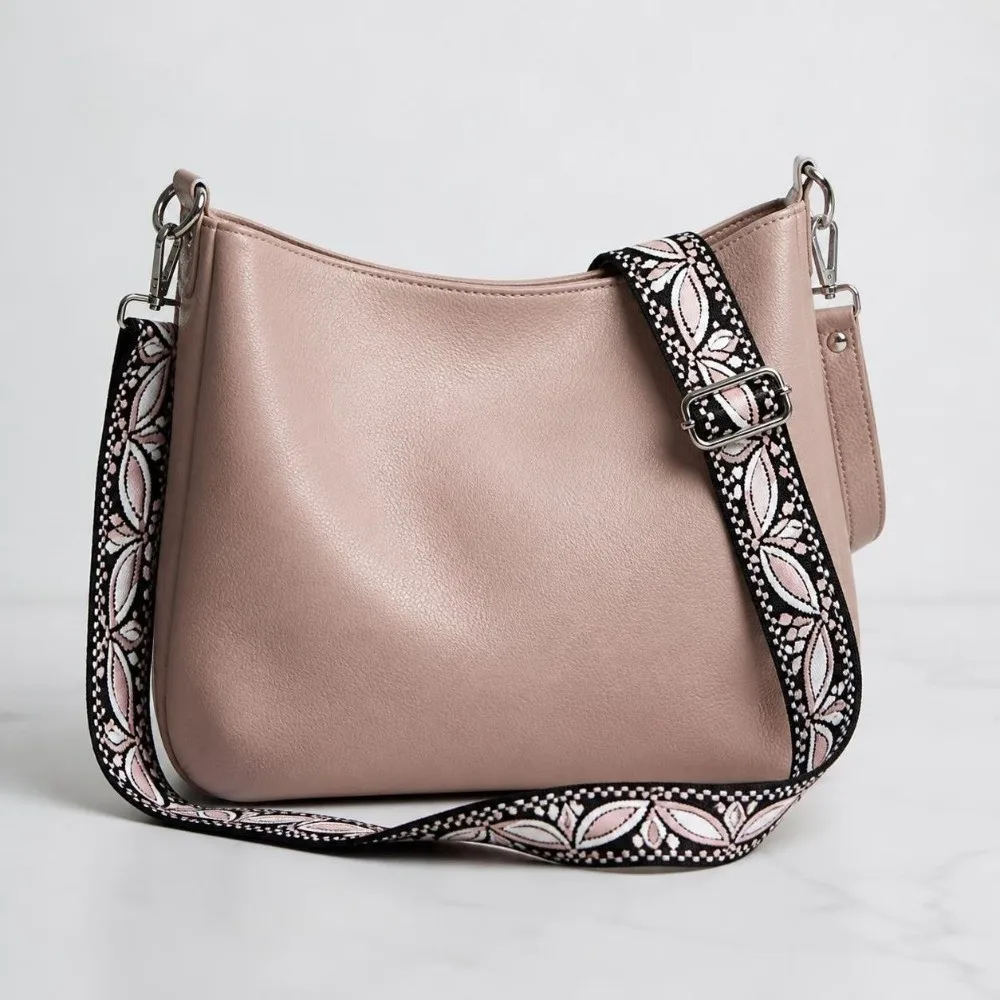Bags Accessories 3.8CM Wide Crossbody Bag Strap Detachable Adjustable Shoulder Bag Belts Flower Handbags Belts for Women