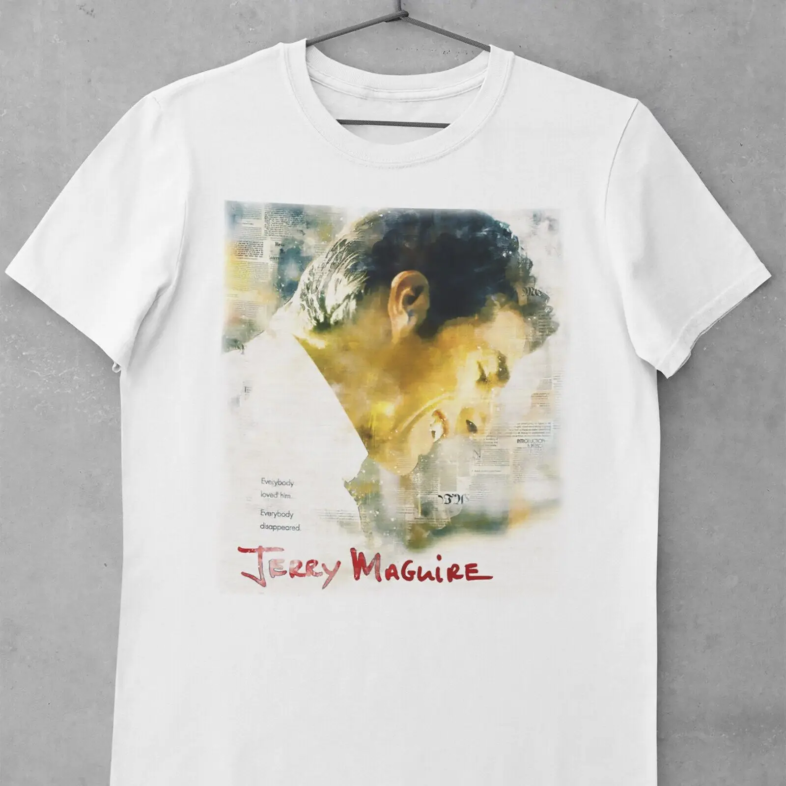 Vintage Jerry Maguire movie fan art Tom Cruise Unisex Tee Shirt for Tom Cruise f