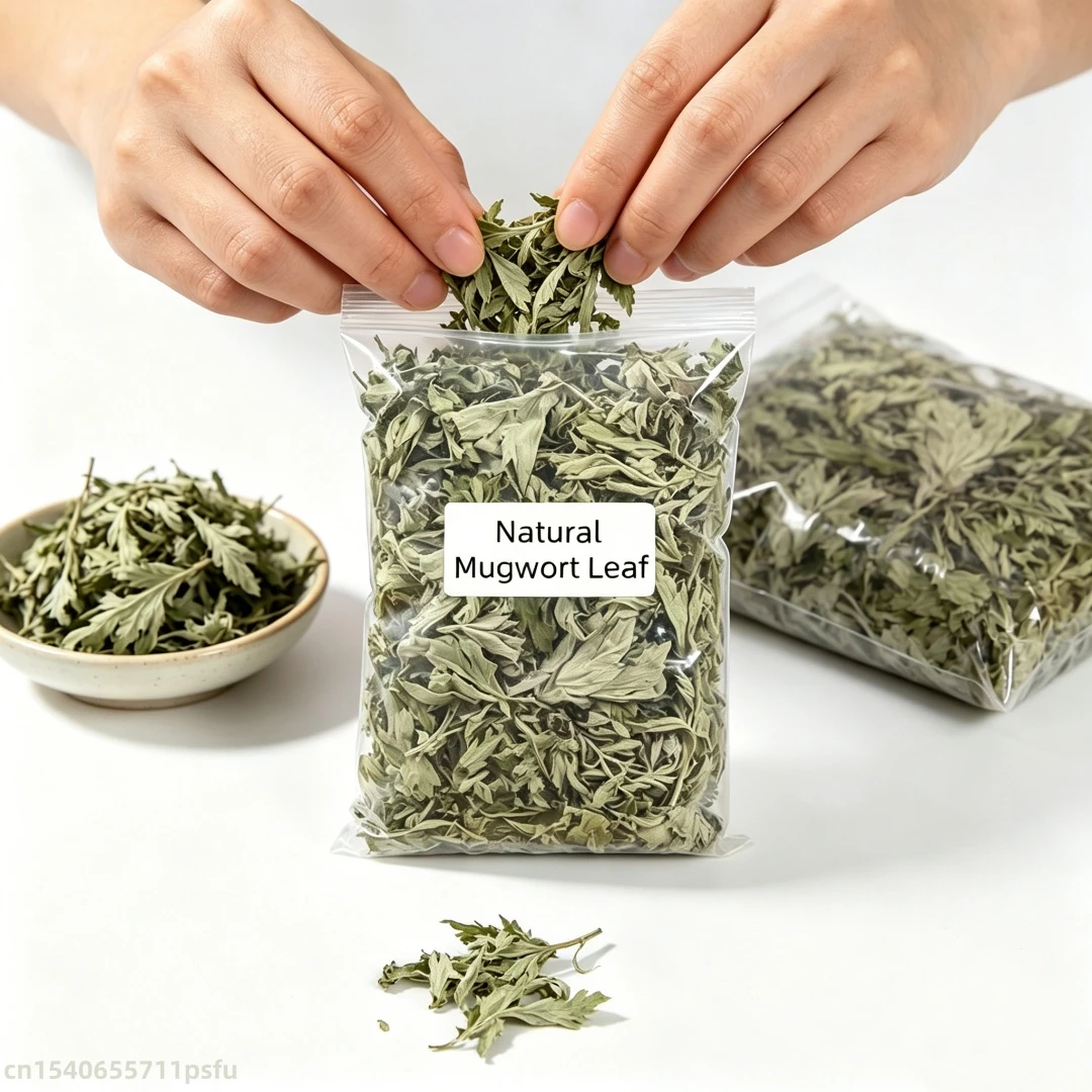 Premium Dried Mugwort Wormwood Leaves Artemisia Argyi Home Ornament