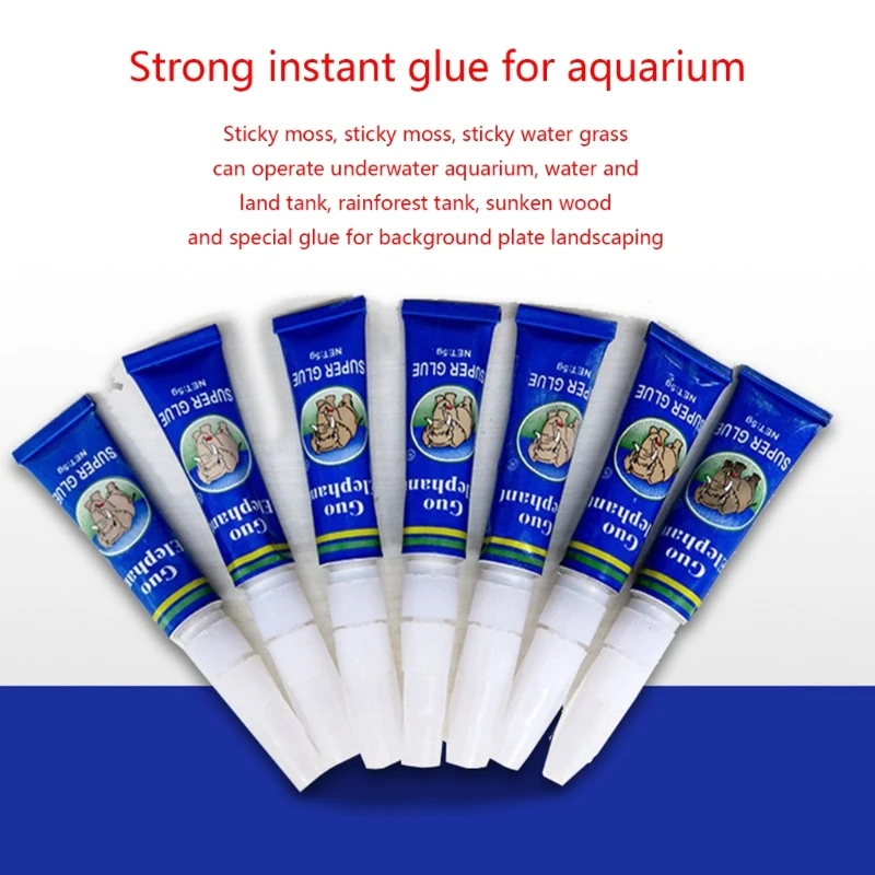 25pcs Quick-drying Aquascape- Water Plant Safe for Coral Stable Gel-