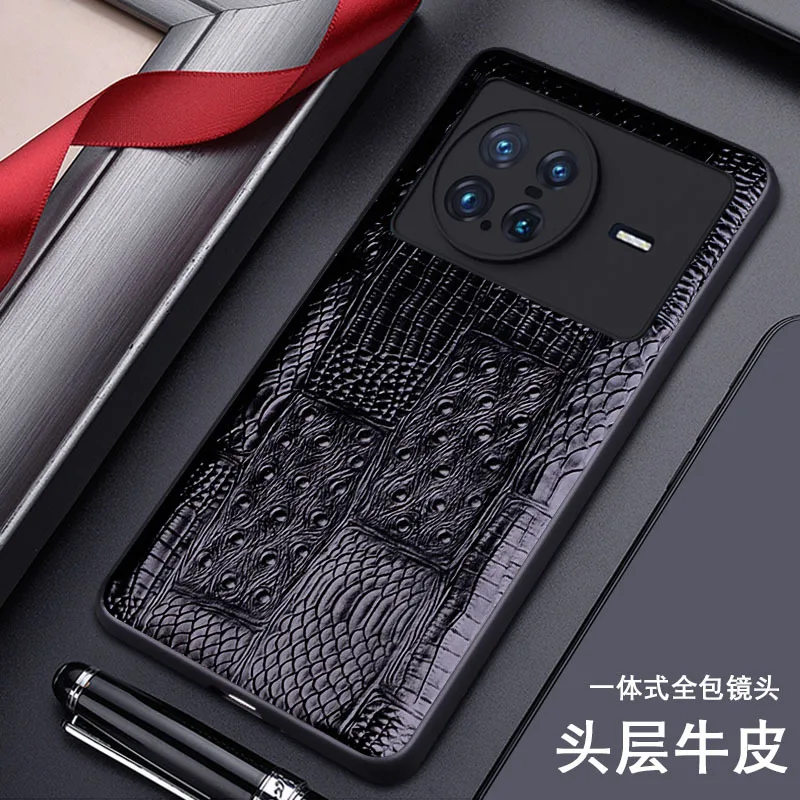Hot Sales Luxury Genuine Leather Phone Case For Vivo X Note Shockproof Back Cover Fundas For X Note Cases