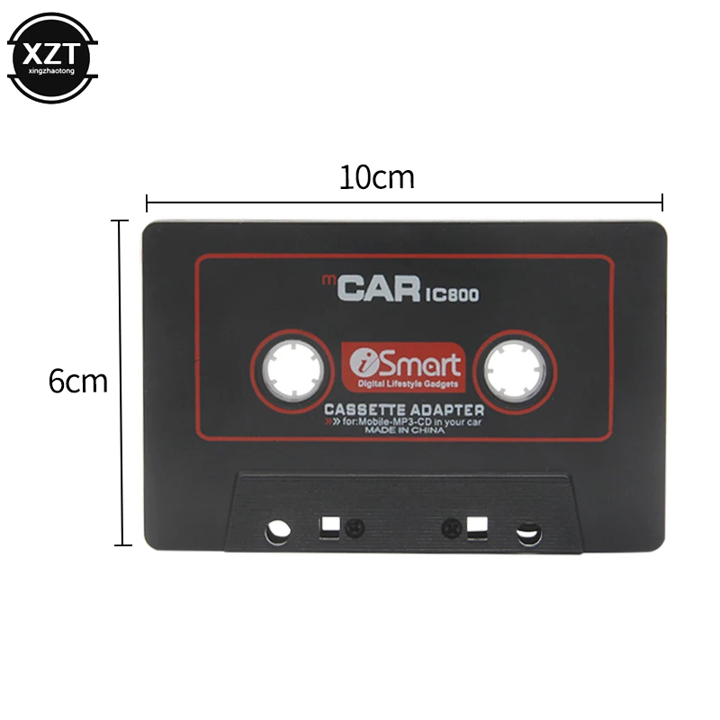 1PC Car Audio Cassette Tape Adapter MP3 MP4 Player Converter 3.5mm Jack Plug For Phone AUX Cable Car CD Player