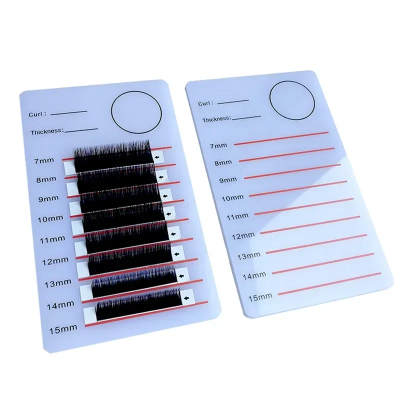 Acrylic Eyelash Board Eyelash-Tray Palette Eyelash Tray Strip Stand Individual Eyelash Extensions Hand Plate Lash Pallet Holder