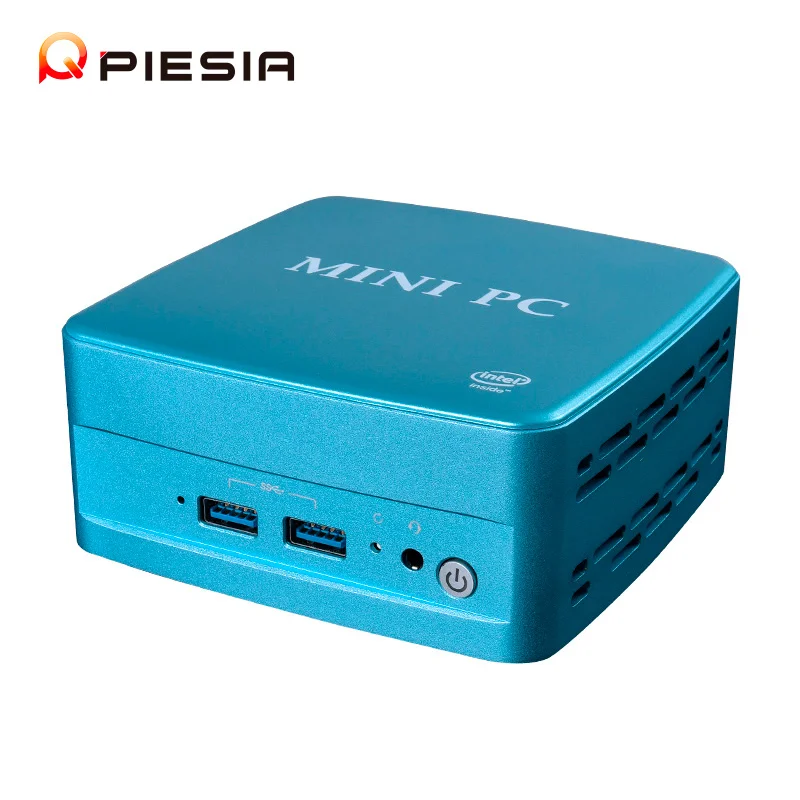 Piesia Intel 13th 12th Gen Core I3 I5 I7 I9 Mini PC Desktop 2*DDR5 16GB Ram 256GB SSD 2*HD/2*Type-C X86 Nuc Mini PC for Business