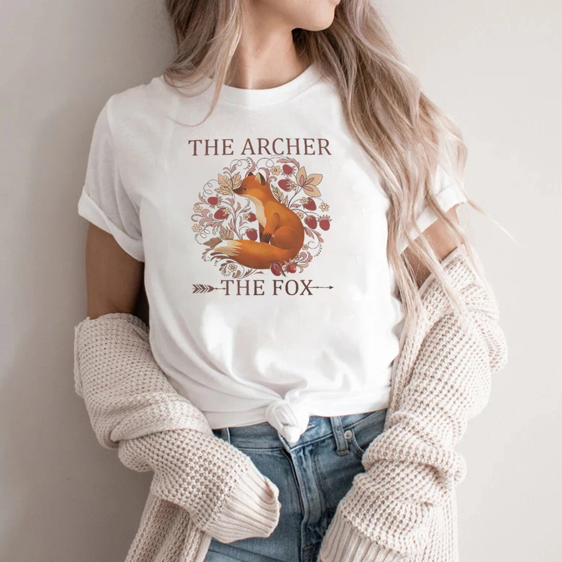 The archer and the fox pastel shirt bookish Once Upon A Broken Heart EvajacksT-shirt fantasy books T-shirt women\'s reader Tee