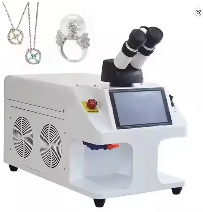 Handheld Fiber Laser Welding Machine 100W 150W 200W Mini Desktop Laser Spot Welder with CCD for Jewelry Metal Welding