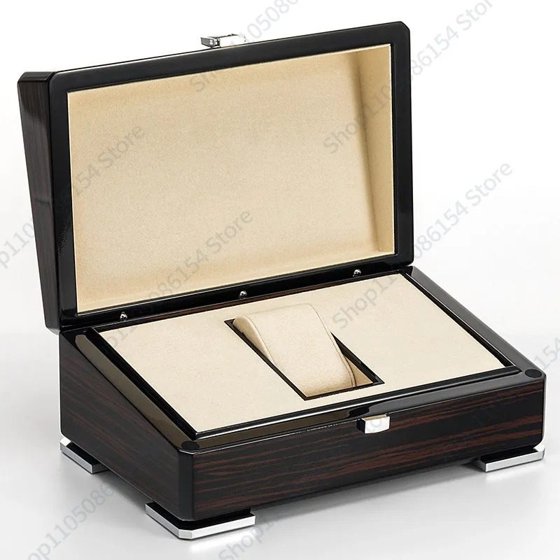 High-end piano watch box wooden handicraft packaging jewelry storage box gift