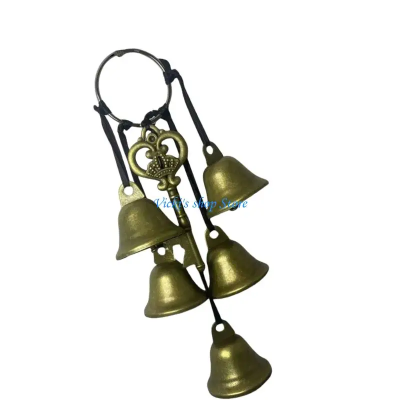 سلسلة مفاتيح Windchime Windchime المصنوعة يدويًا قلادة سهلة الإعداد في الهواء الطلق مع أصوات مهدئة للتجمعات تحت عنوان