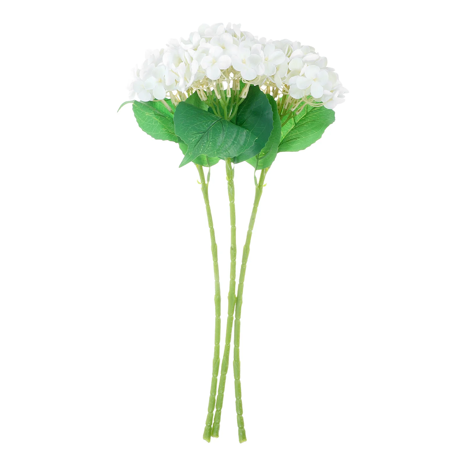 

3Pcs Artificial Hydrangea Bouquet Realistic Fake Flowers Wedding Table Centerpiece Dining Room Decor Floral Arrangement Faux