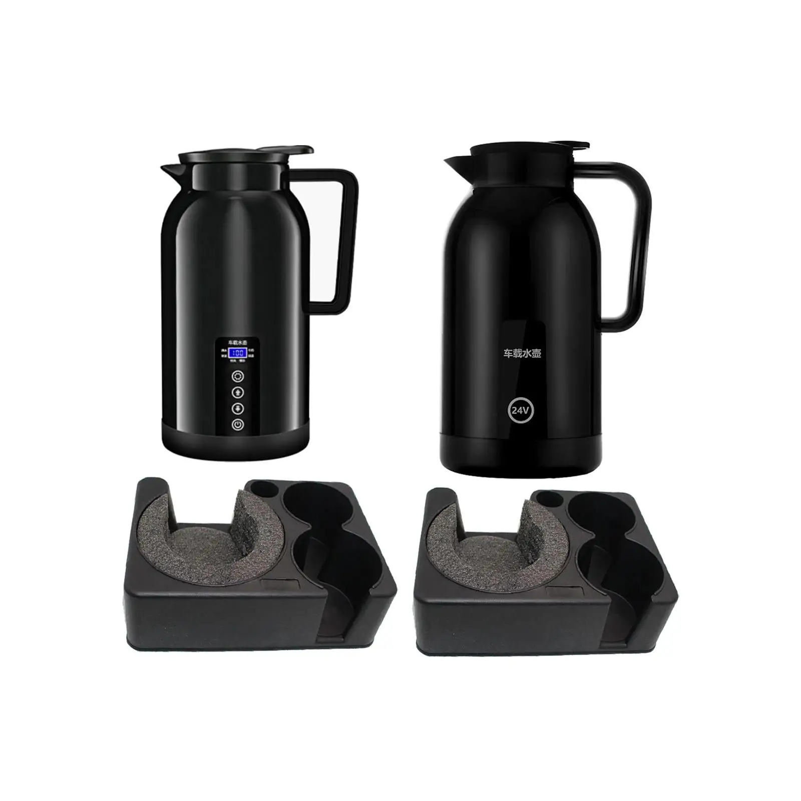 

Electric Car Kettle Truck Kettle Traveling Cooking Noodles Water Heating Bottle 1300ml Truck Water Heater Kettles for Drivers