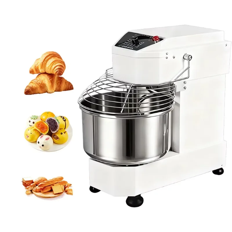New Model 10L Dough Mixer, Variable Speed & Knob Control for 4kg Flour, International Standard (110V/220V)
