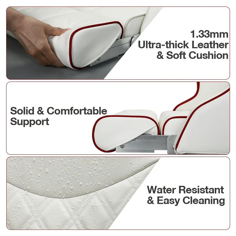 Asiento marino del barco abatible del logotipo personalizado del asiento del barco de lujo impermeable de alta calidad