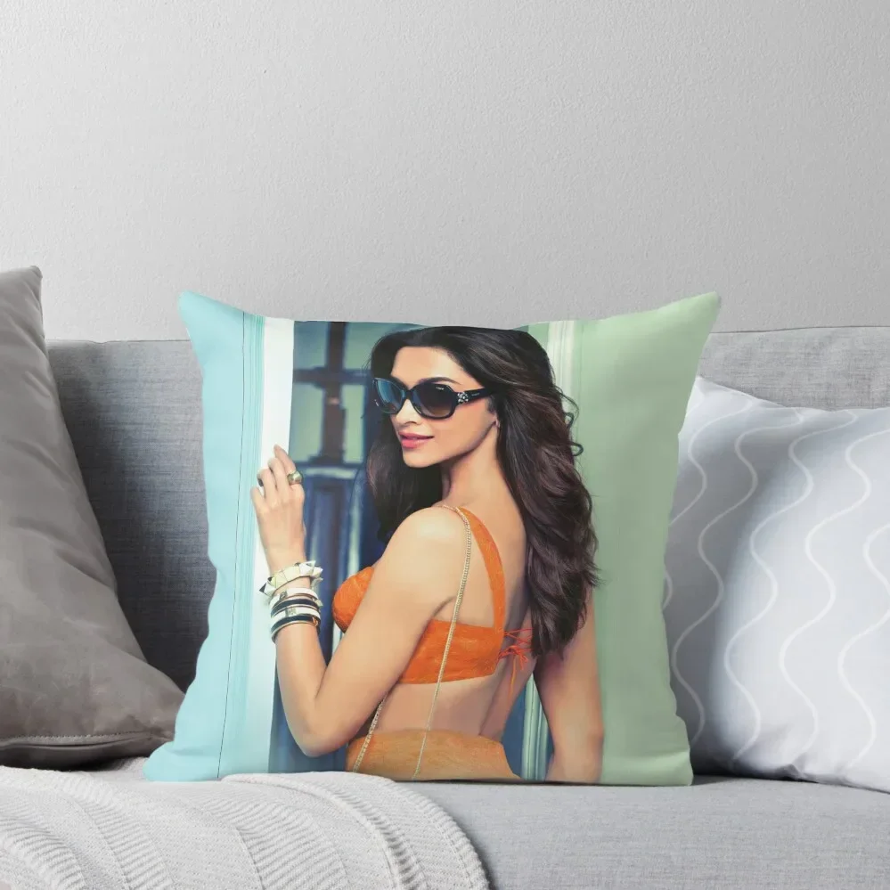 

Deepika Padukone Throw Pillow christmas cushions covers Custom Cushion Photo pillow