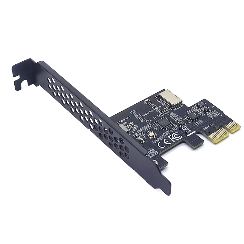 Новинка, плата расширения PCI Express 2,0 X1 USB 3,2 Gen1, быстрая карта PCIe, фронтальный адаптер Type-C, Переходник USB, быстрая карта расширения 5 Гб