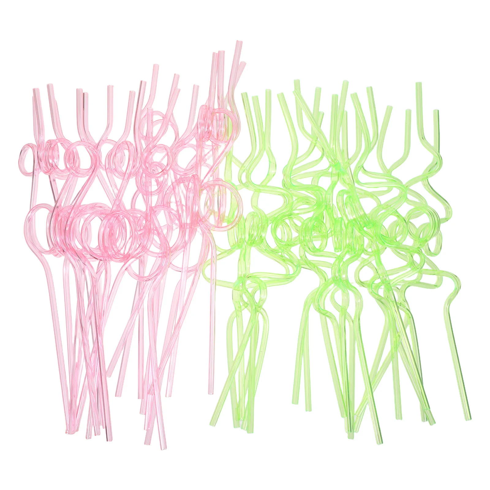 

40Pcs Reusable Pet Crazy Drinking Straws Silly Party Supplies for Birthday Christmas Wedding Creative Fun Beverage Straws