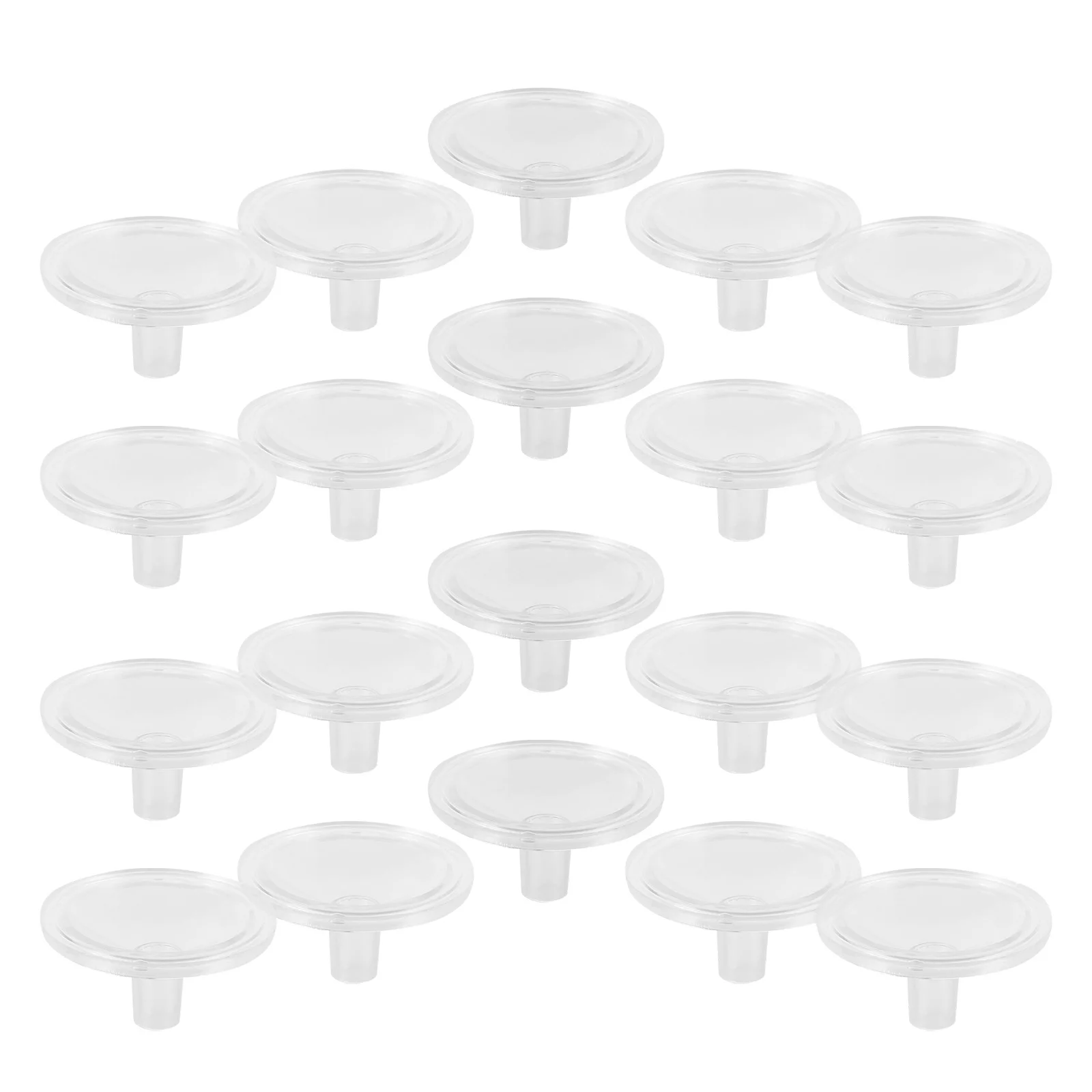 

20Pcs Crystal Ball Holder Clear Sphere Display Stand Decorative Plastic Base for Fish Tank Fountain Decoration