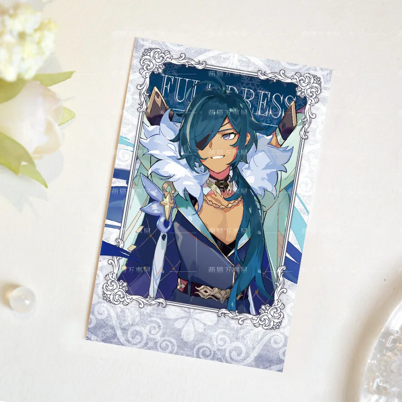 Anime Genshin Impact Kaeya Cosplay Rode Acrylic Cartoon Display Game Standing Sign Animation Peripheral Card Gift