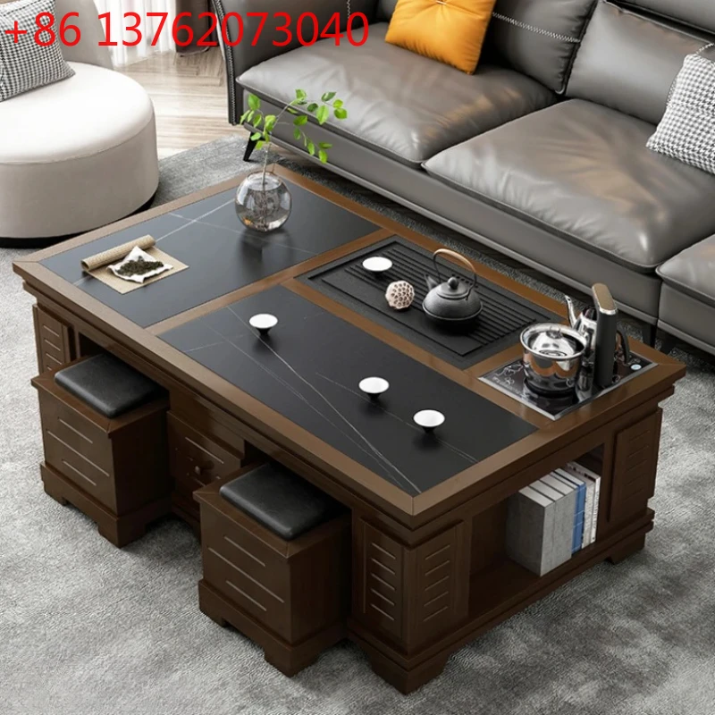 

Clear Living Room Coffee Table Modern Design Wood Floor Nordic Coffee Table Minimalist Black Beistelltisch Furniture For Home
