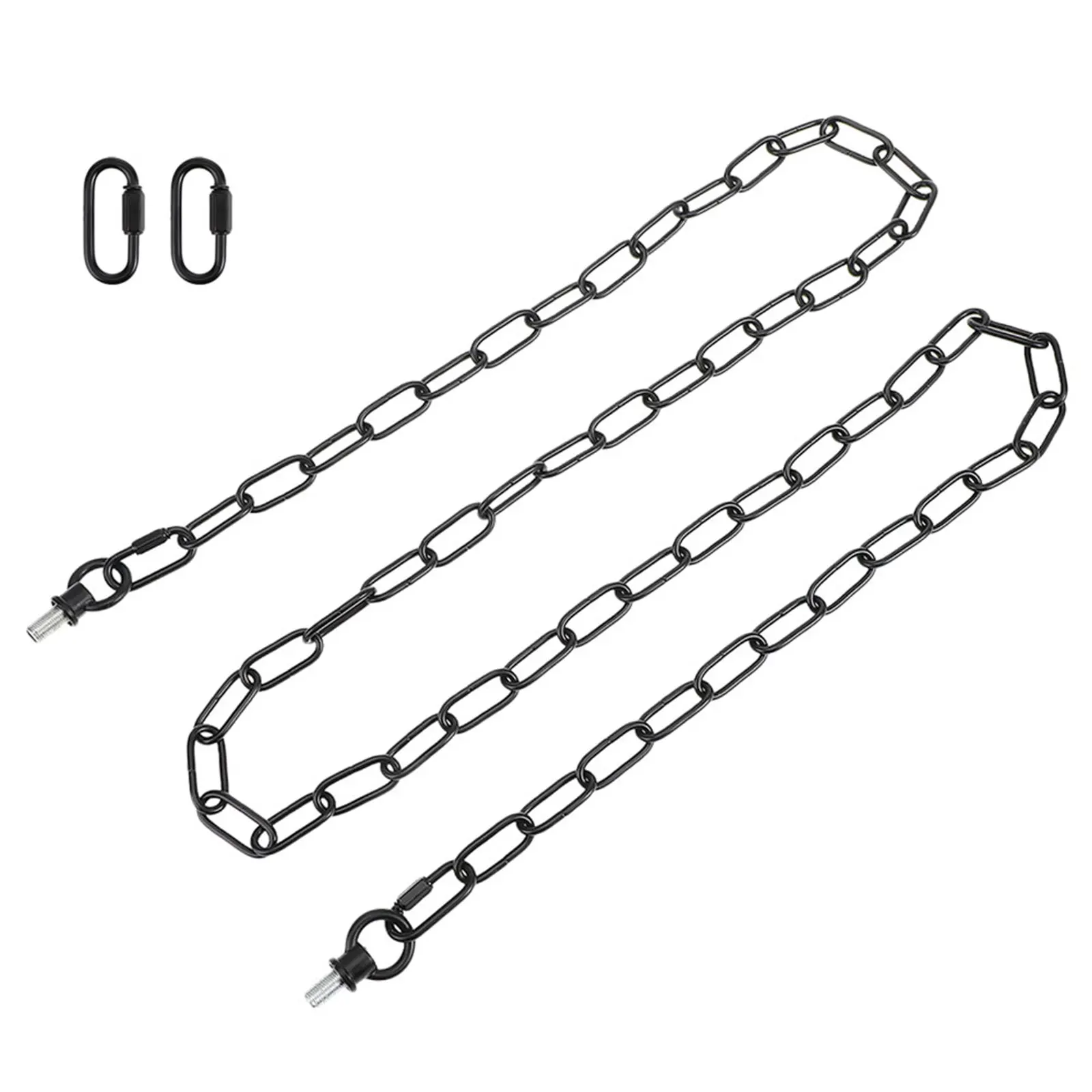 

Heavy Duty Black Iron For Hanging Lights Pendant Fixture Chain Extension Decorative Lighting Accessories Chandeliers Ceiling