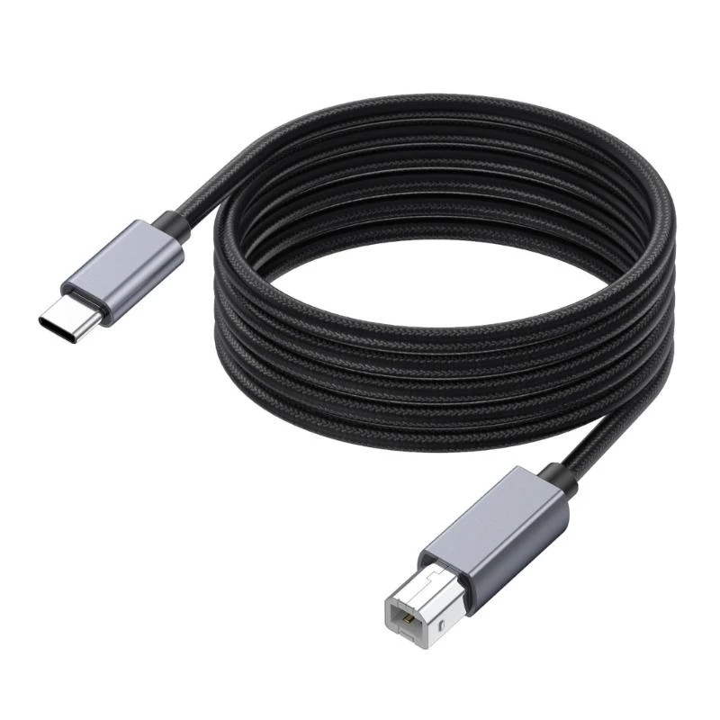 

Q5WA USB C To B Cable, Printer Connection TypeC To USB B Cord For PC Laptop To Printer Scanners Cord