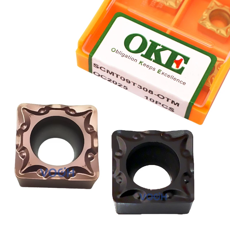 

OKE Original Lathe tool SCMT 09T304 09T308 120404 120408 120412 OTM OTR OTF OC2125 OC2325S OP1215 OP1315 Carbide Turning Inserts