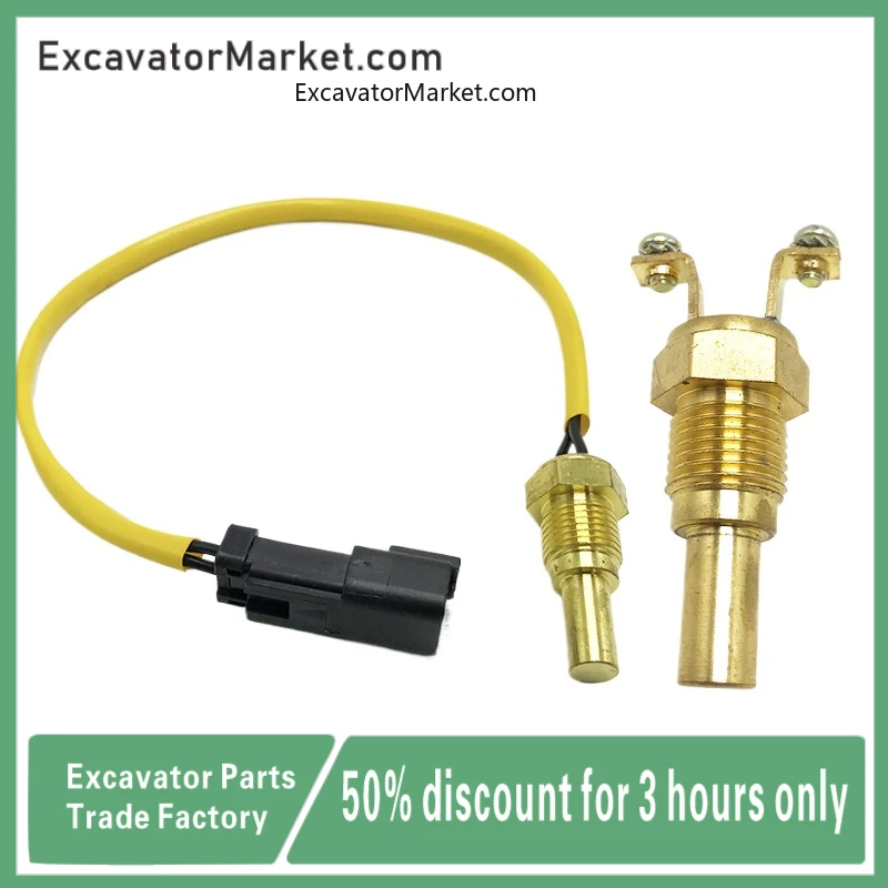 

For Caterpillar Cat306d/307d/312b/320b/c/d Water Temperature Sensor Sensing Plug excavator Parts