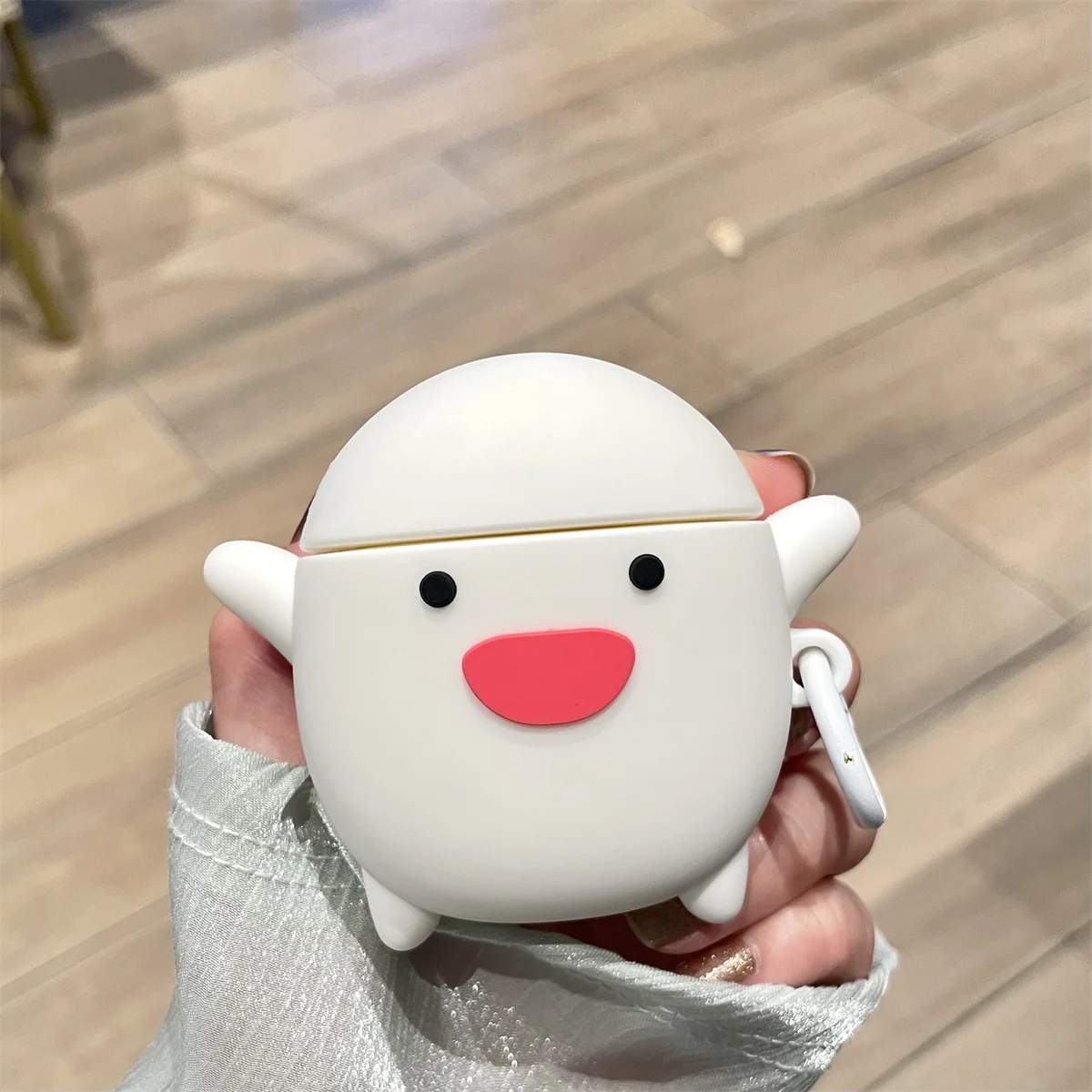 Cute Cartoon Popular Funny Silicone Earphone Case for Apple AirPods Pro 2 1 3 Wireless Headphone Protective Cover with Hook