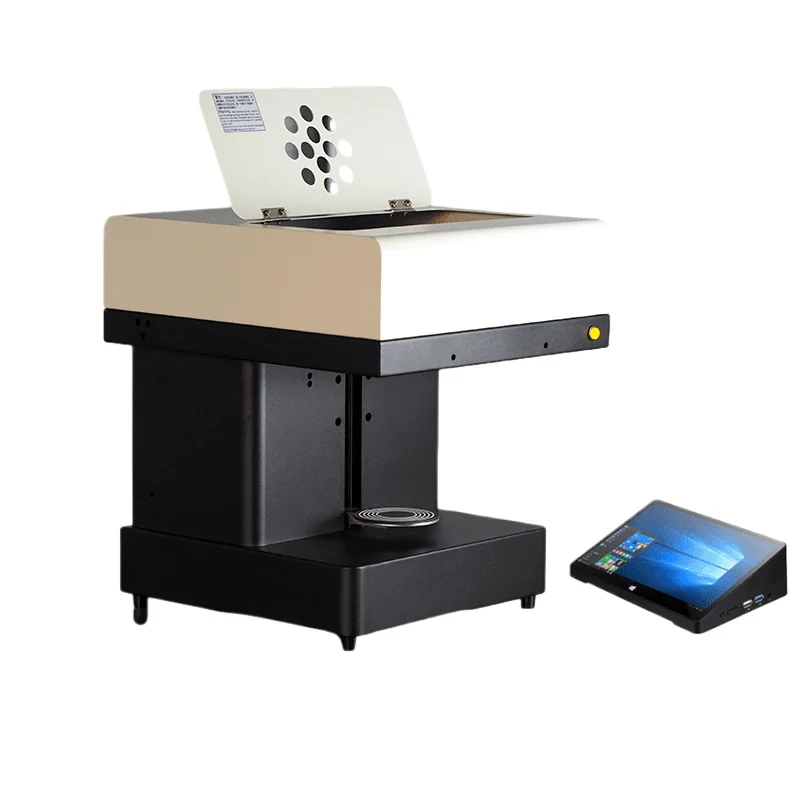 

Color commercial 3d coffee latte machine food printing machine cake macaron dish caramel milk tea