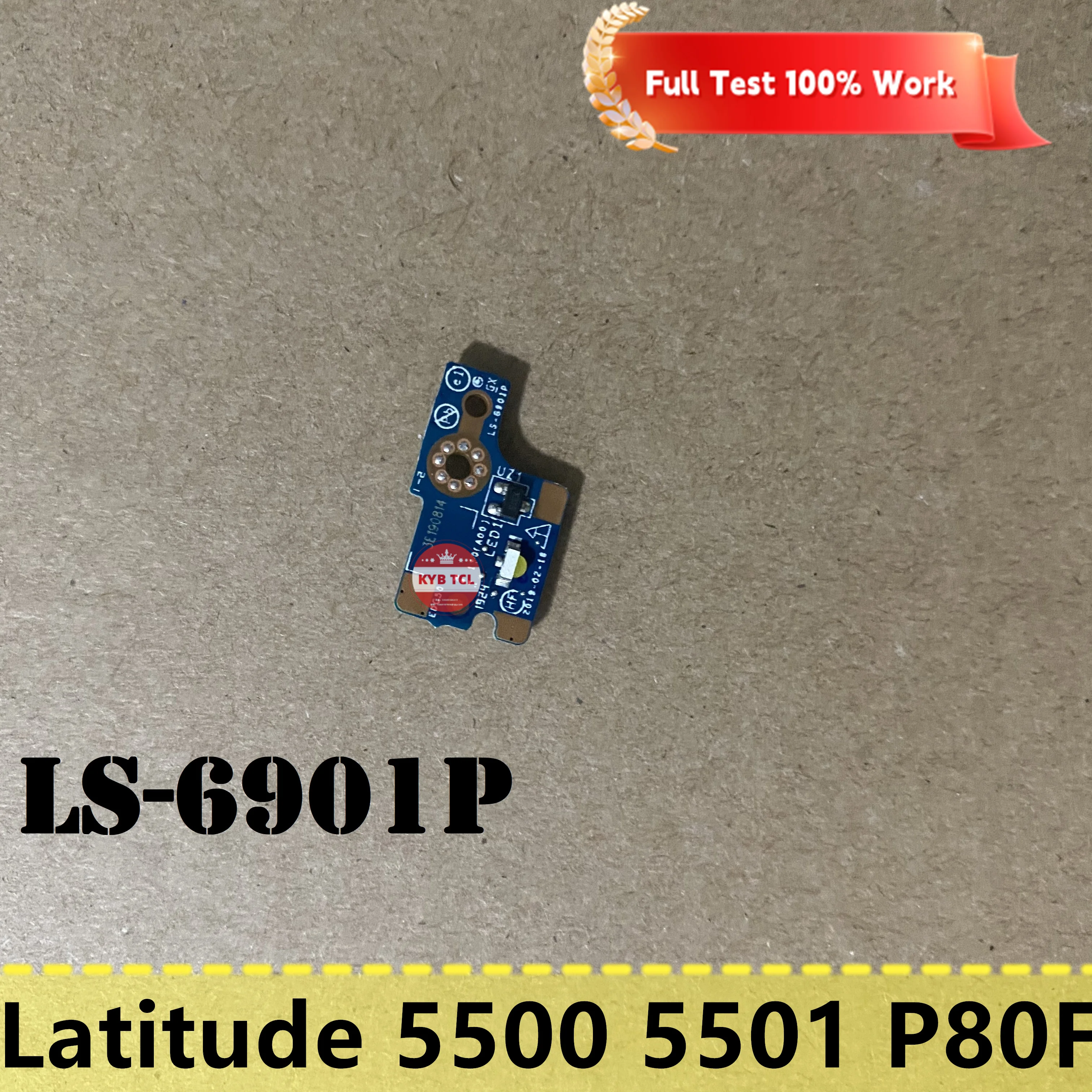 Für Dell Latitude p80f LED-Status anzeiger platine oder Kabel oder Steckplatz SIM-Kartens itz staub dichter Stecker LS-G901P 0 rnf94 rnf94