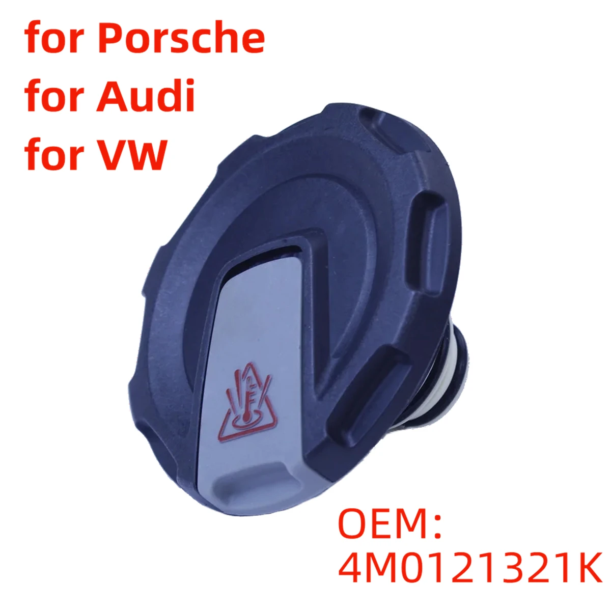 4M0121321K Car Engine Coolant Reservoir Expansion Tank Cap for Audi A4 A5 A6 A7 A8 Q5 Q7 Q8 for VW Touareg for Porsche Cayenne