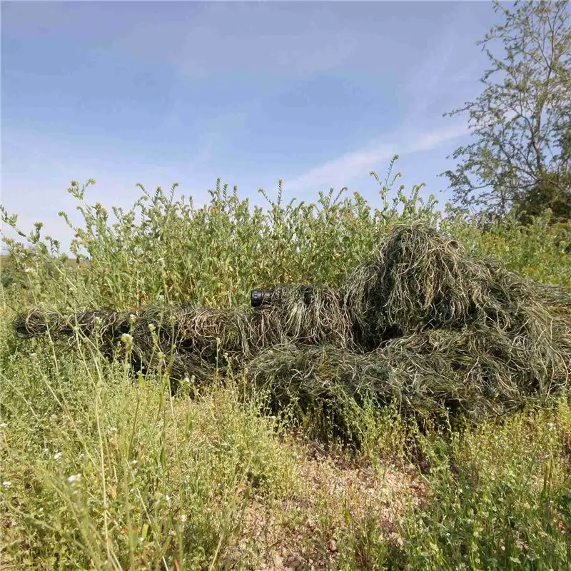 B68B 2X 5 in 1 Ghillie Suit,3D Camouflage Outdoor Hunting Apparel Including Jacket,Pants,Hood,Carry Bag for Adults Kids Youth