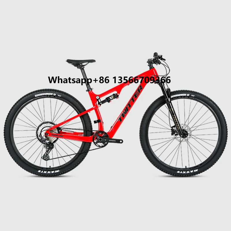 

Carbon Mountain Bike Deore Mtb with Full Suspension Rear Shox Bicycle for Adults