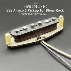 Hot Texas Blues ST Style Pickup Set SSS Handwound Alnico 5 Texas Special for Making Blues Rock ST Guitar Electric Guitar