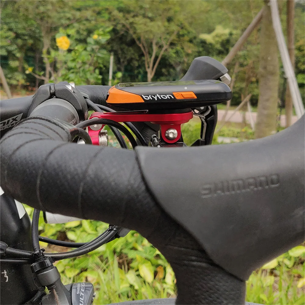 Bicycle Stopwatch Holder MTB Bike Front Handlebar GPS Speedometer Mount Holder For Garmin Bryton Wahoo Bike Computer Mount SM516