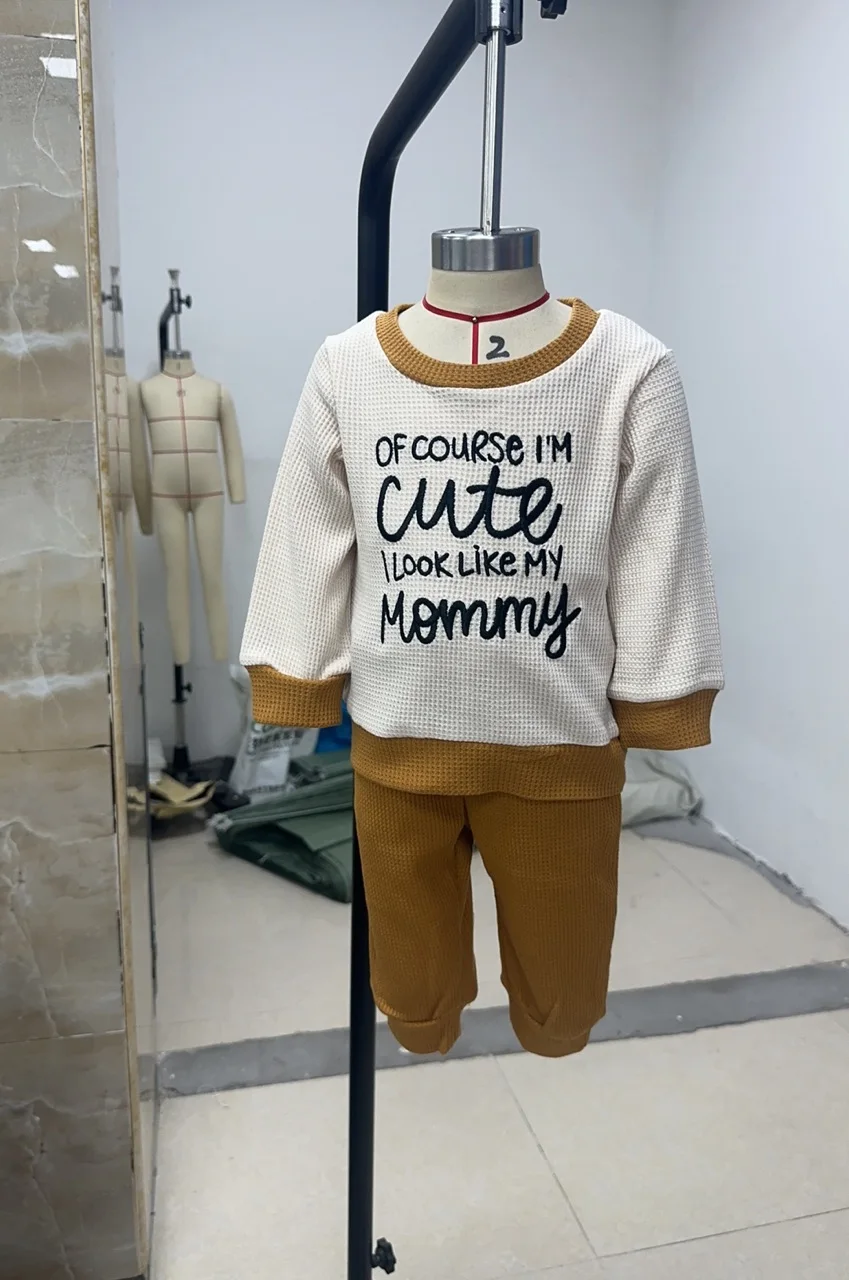 

Baby Boys Clothing Set Long Sleeve Crew Neck Letters Print Sweatshirt Sweatpants Infant Clothes