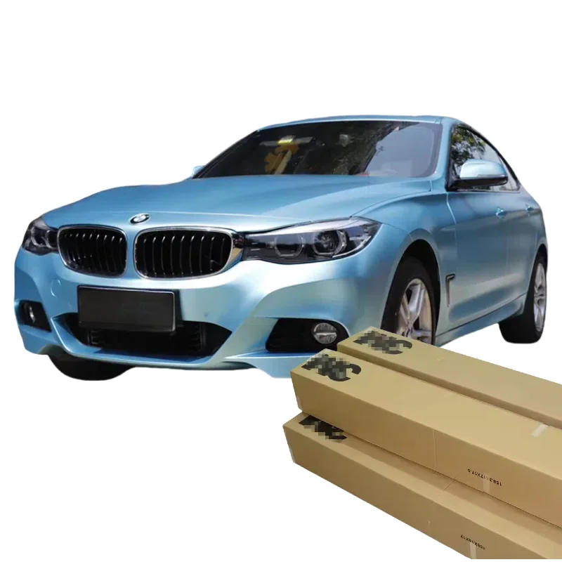 

3M PET Electro Optic Metal Lake Blue 1.52*17m Car Color Change Changing Paint Protection Vinyl Stickers Decals Wraps Films