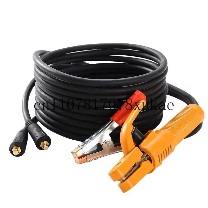 

Welding Machine Electrode Holder 5M Cable + Earth Clamp 3M Cable Groud Welding Earth Clamp Clip Set