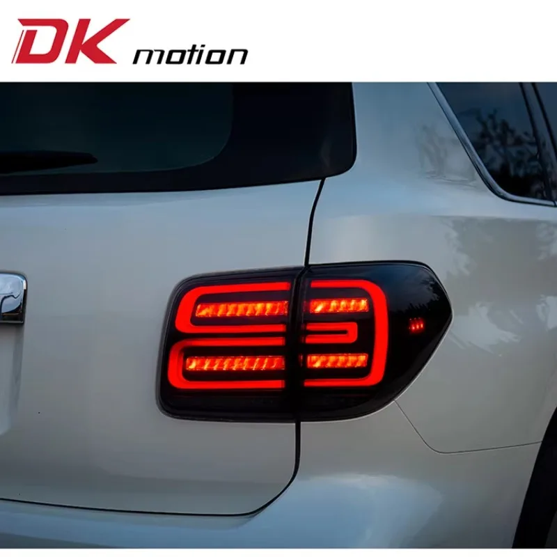 اكسسوارات السيارات قطع غيار السيارات تعديل سيارة لمبة خلفية LED أضواء خلفية مصباح لنيسان باترول 2016 - 2019 #5