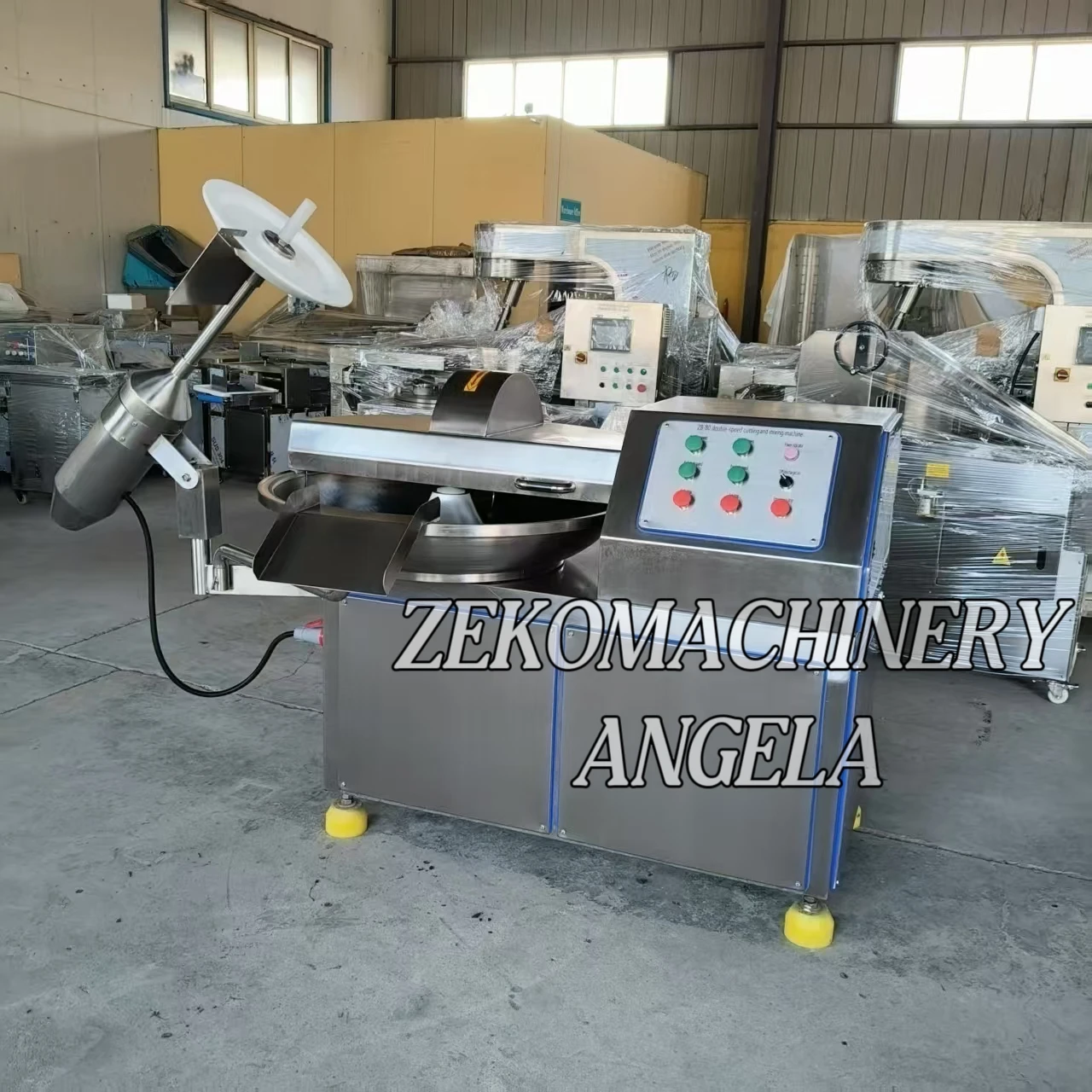 ZB80 Vleesschaal Cutter Efficiënte Worst Vleeshakselaar