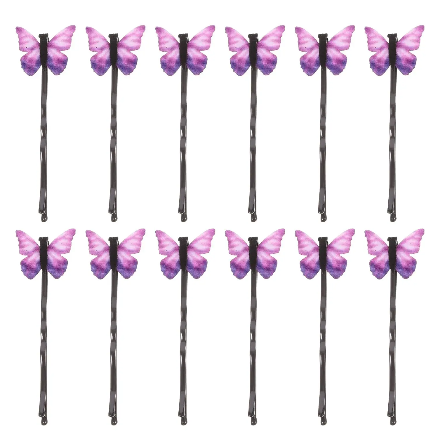 4–12 Stück Schmetterlings-Haarspangen, blaue Schmetterlings-Haarspangen, Braut- und Hochzeitsdekoration, Haarspangen, Braut-Haarschmuck für Frauen – Detail 6