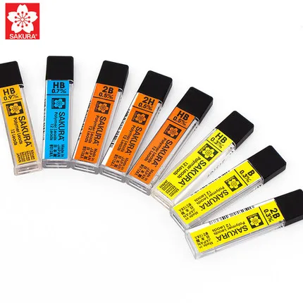 

Японская Сакура 0,3/0,5/0,7 мм автоматический карандаш HB/2H/2B студенческий карандаш для рисования скетчей Канцтовары