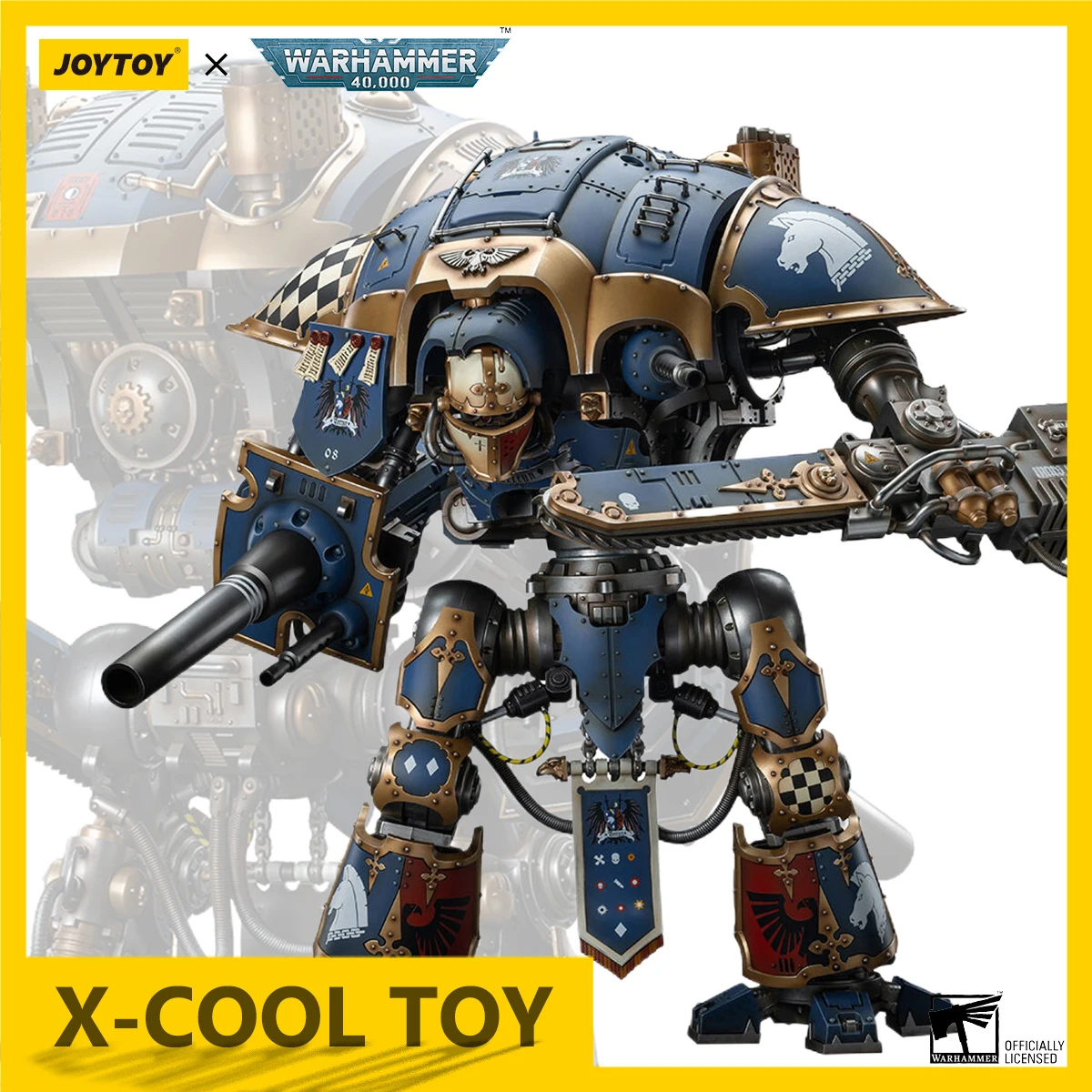 Przedsprzedaż JOYTOY Warhammer 40K Imperial Knights House Terryn figurka rycerz Paladin Anime figurka wspólny ruchomy Model zabawki