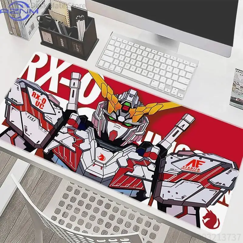 Mouse Pad M-mechanical Warrior G-gundam Large Gamer Keyboard Desk Mouse Mat Carpet Laptop Rubber Gaming Notbook Mousepad