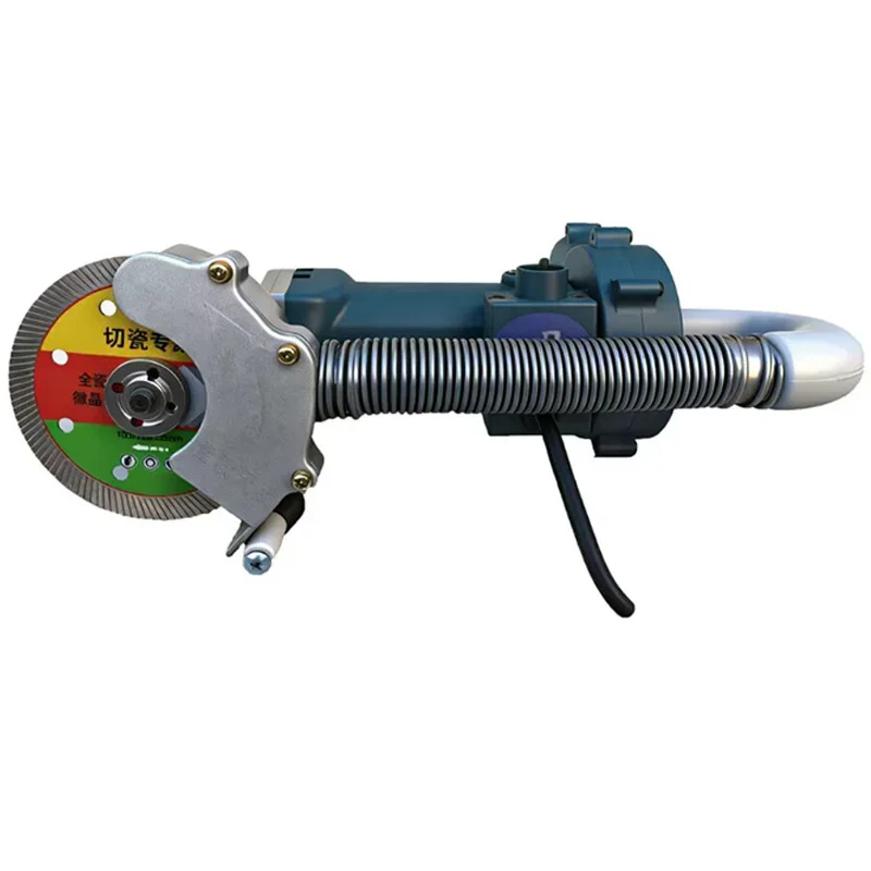 220V Dust-free Tile Cutter, Dust-collecting and Cutting 2-in-1 Stone Grinding Machine, Handheld Angle Grinder