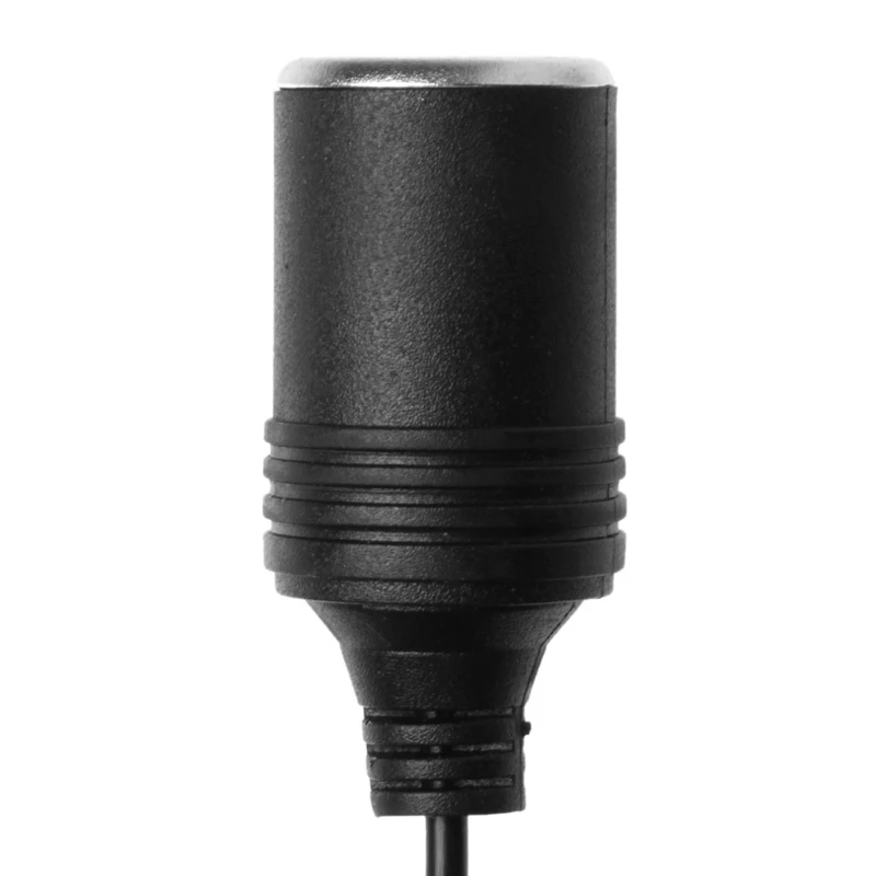 USB C PD نوع C ذكر إلى 12 فولت مقبس ولاعة السجائر في السيارة أنثى تصعيد الكابل