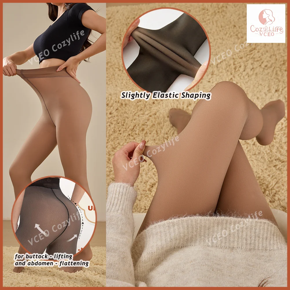 

Winter Warm Thermal Leggings Factory Direct Sales Micro-Pressure Leg-Shaping High-Waisted Buttock-Lifting All-Match Styling