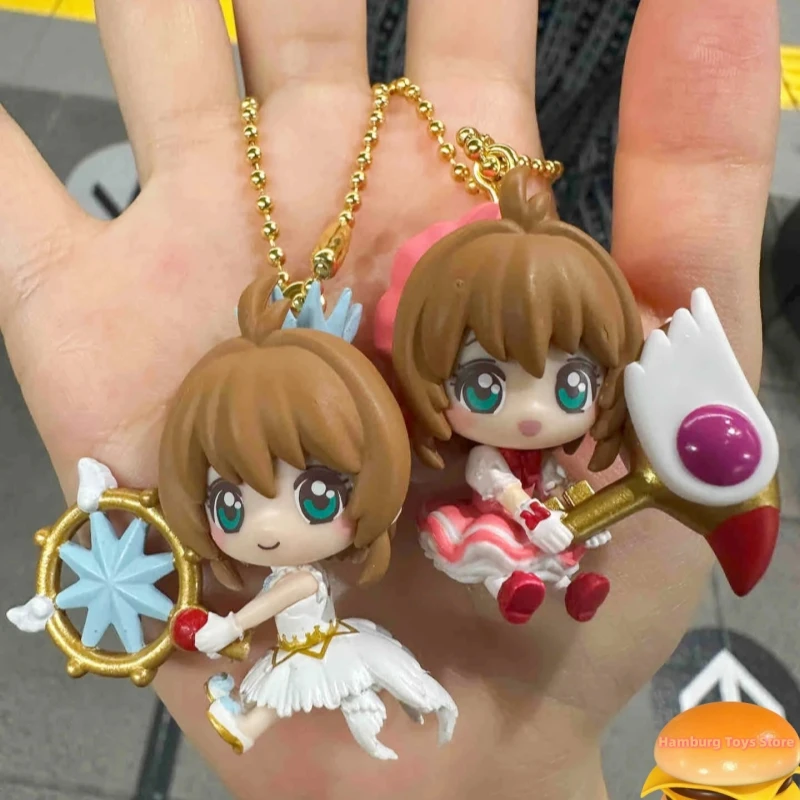 

BANDAI Cardcaptor Sakura Character Props Design Fashion Mobile Bag Pendant Hanging Decorations Miniature Figurines